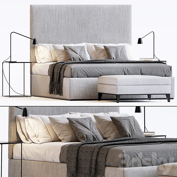 BED BY SOFA AND CHAIR COMPANY 19 3DS Max
