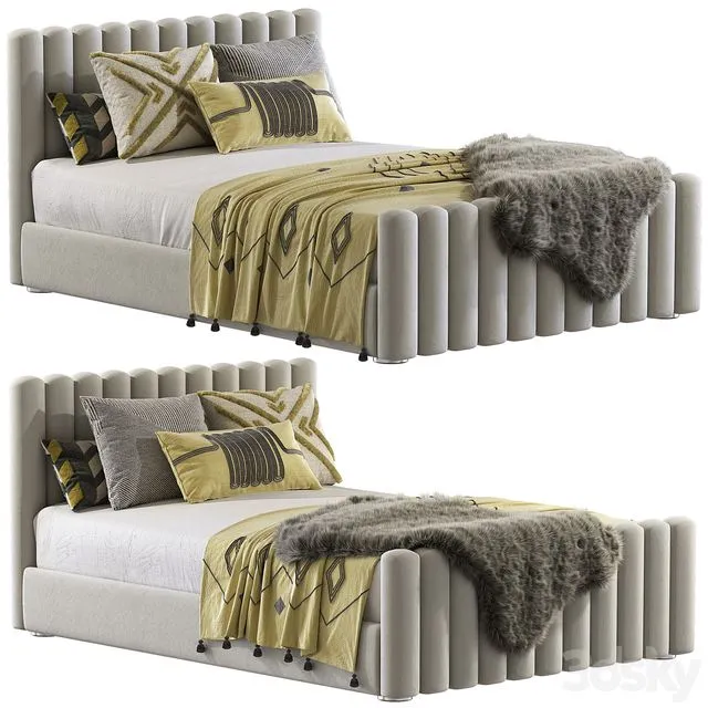 Bed Candelabra Home Angela Bed 2 3dsMax Model