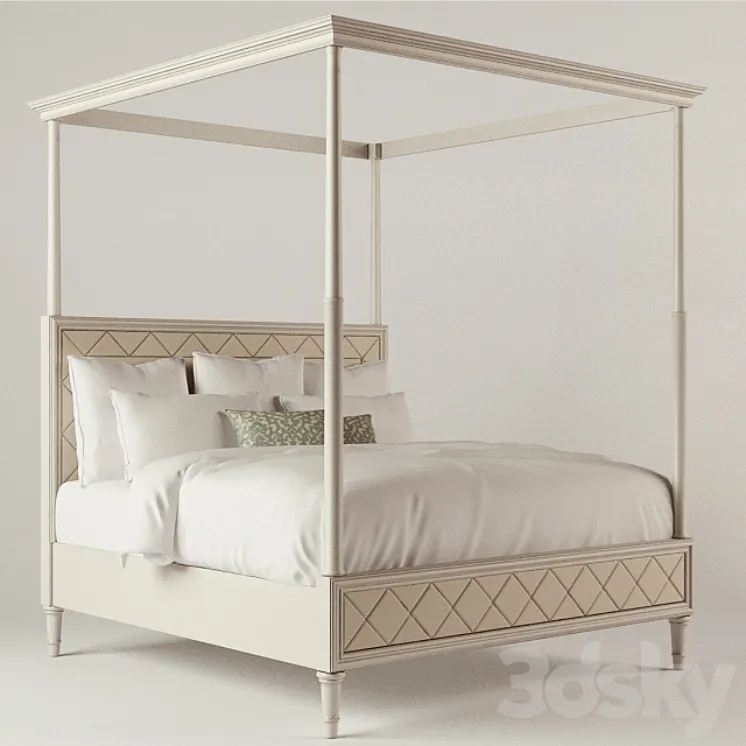 Bed Caracole «Over the Top» 3DS Max