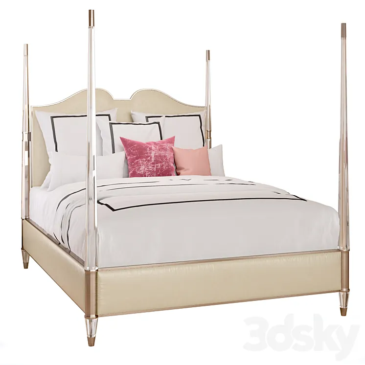 Bed Caracole THE POST IS CLEAR 3DS Max