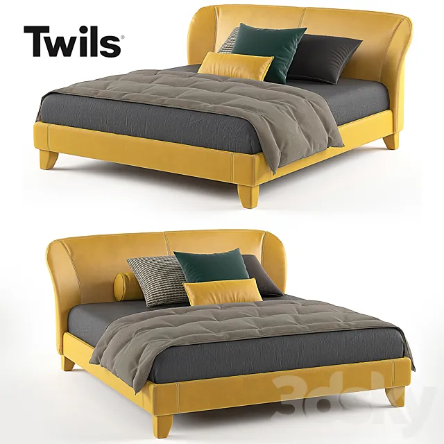 Bed CARNABY Twils 3DSMax File