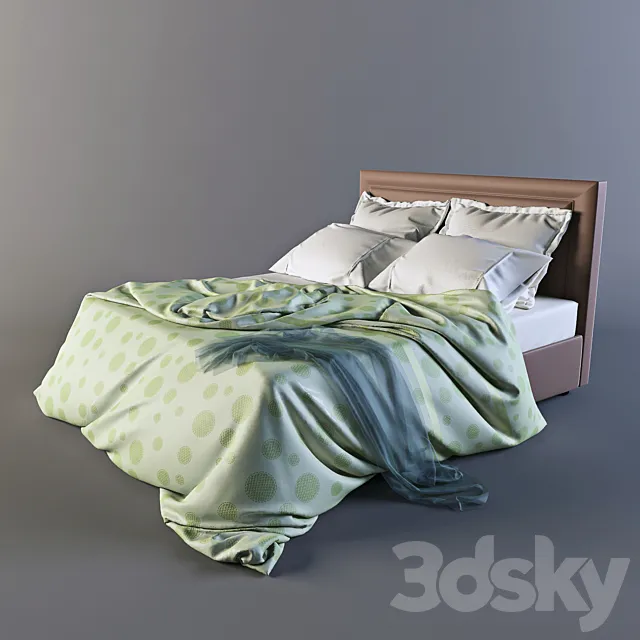 Bed Cassandra 3DS Max Model