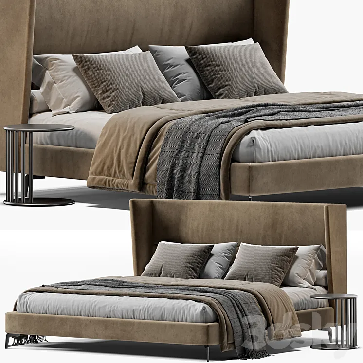 Bed Cattelan Ludovic 3DS Max Model