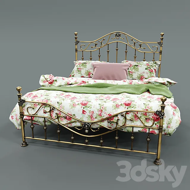Bed Charlotte 3ds Max