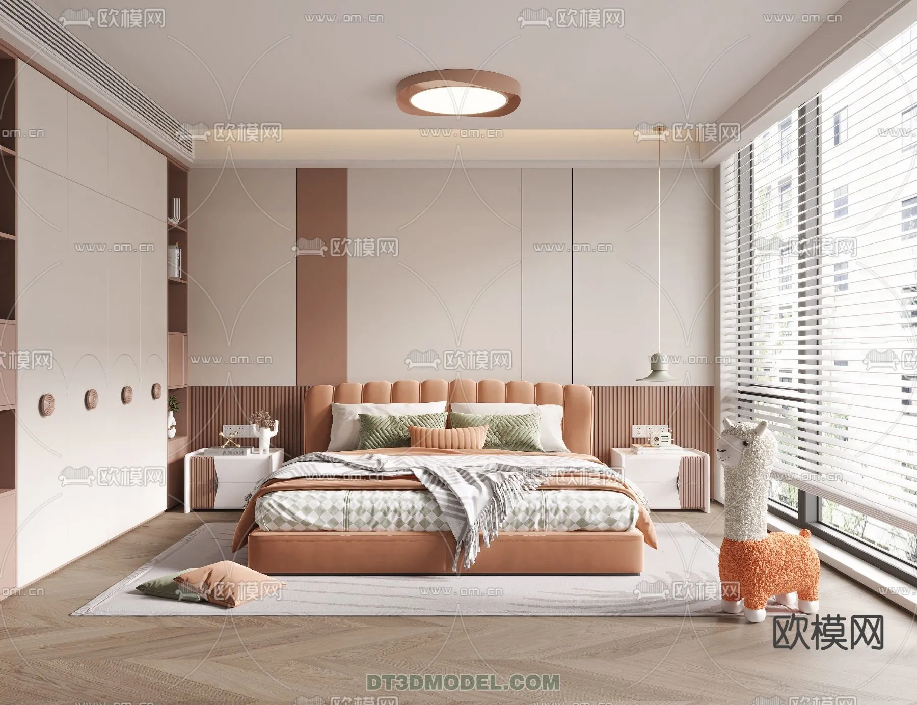 Bed Child – 3D Model For Interior Design – 421