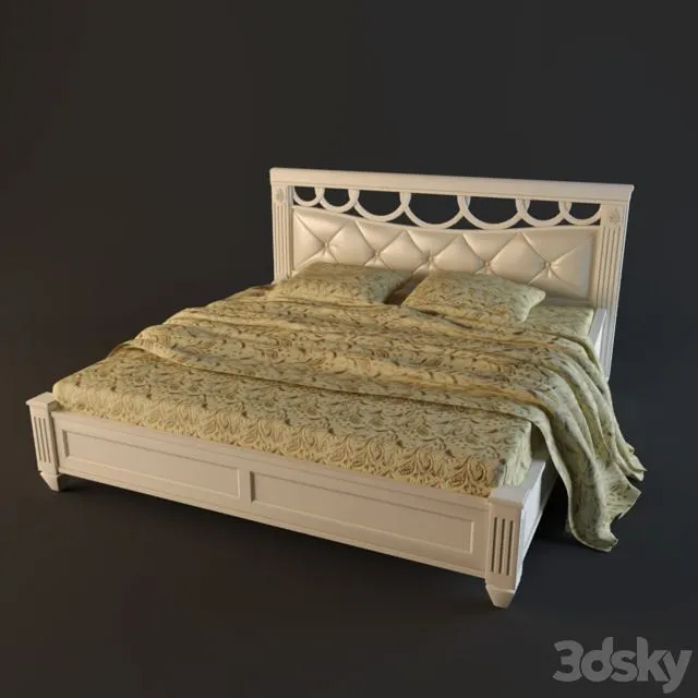 Bed classic Shiko 3dsMax Model
