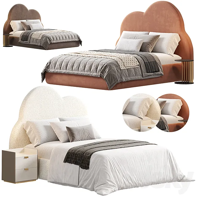 Bed Cloud Bed by woodfans 3ds Max