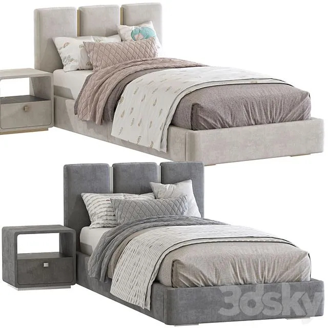 Bed CLUB Bed Rugiano 2 3dsMax Model