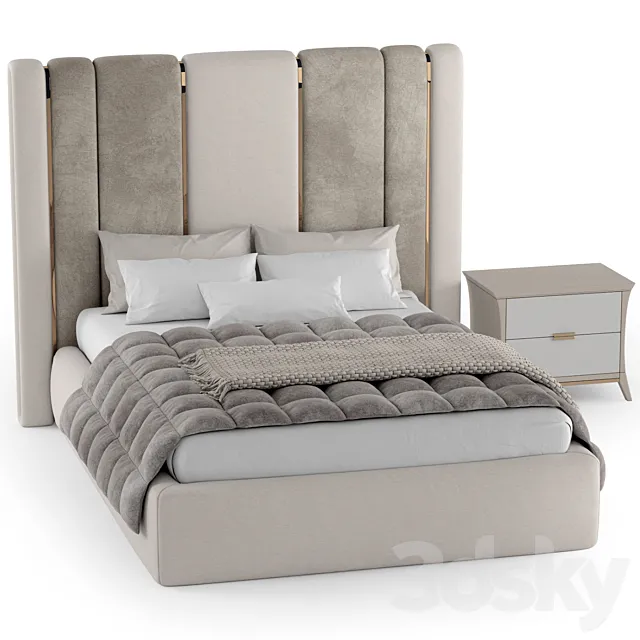 Bed Corte Zari Rubens 3ds Max