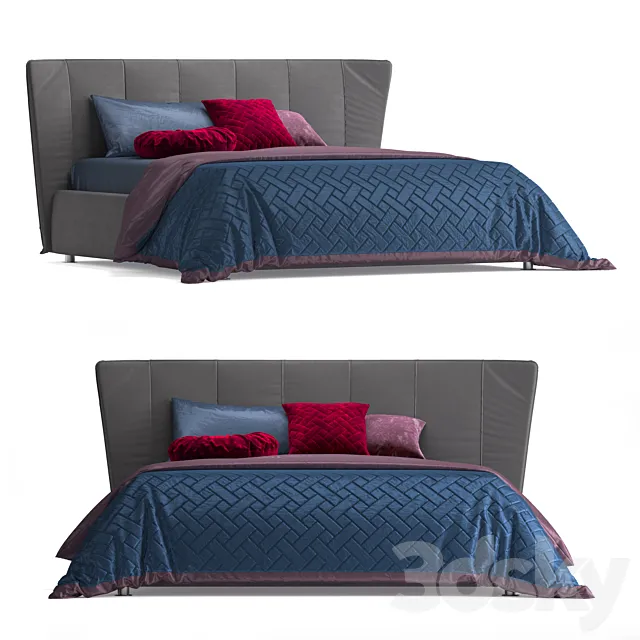 Bed DALL’AGNESE Celine 3ds Max