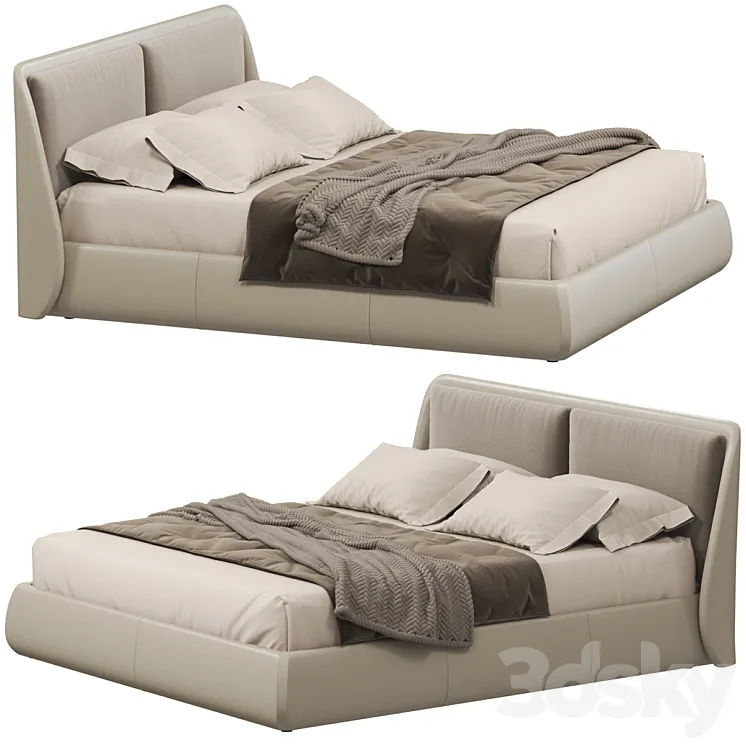 Bed Ditre Italia Bend 3DS Max
