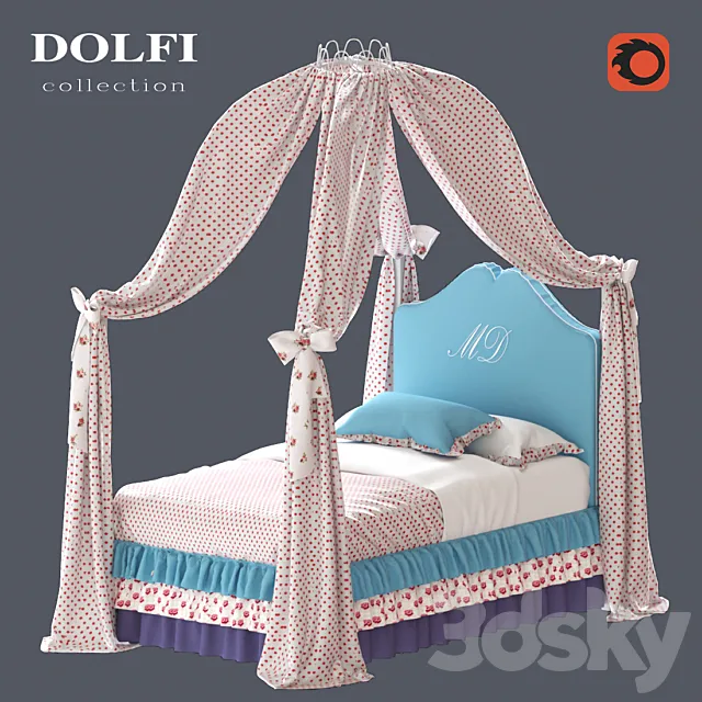 Bed “Dolfi” 3DSMax File