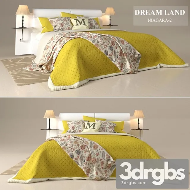Bed Dreamland Niagara 2 With Author’s Bed He Was Him 1 3dsmax Download