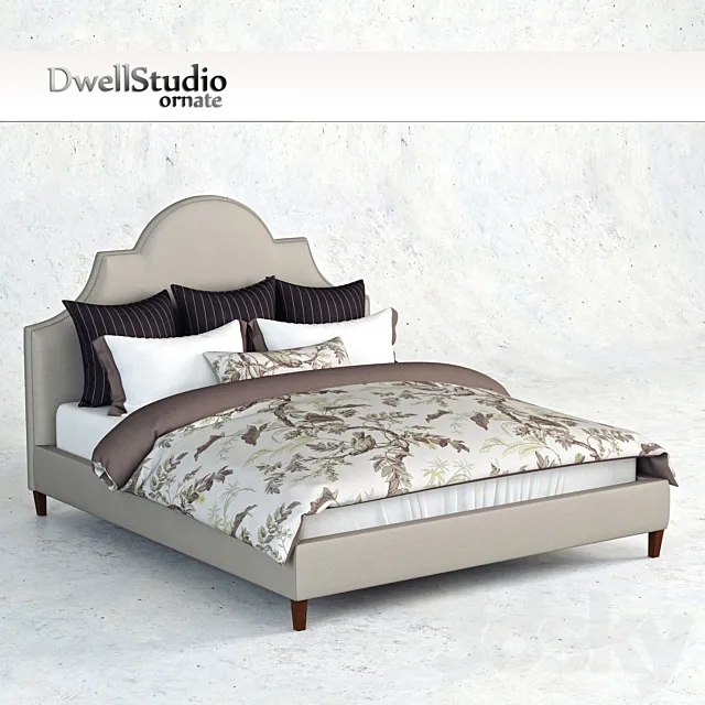 Bed DwellStudio Ornate 3DSMax File