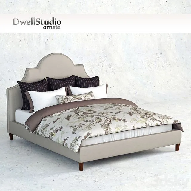 Bed DwellStudio Ornate 3dsMax Model