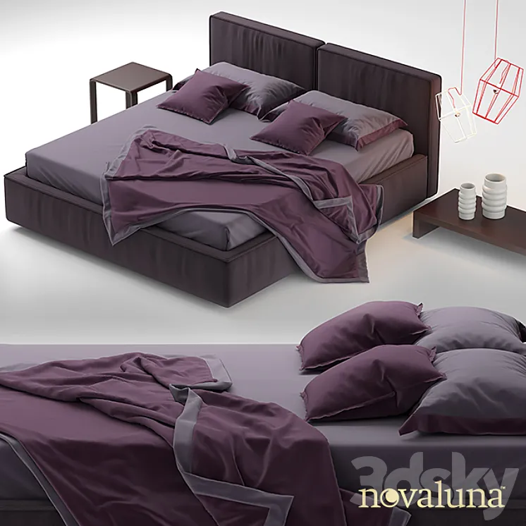Bed Easy Novaluna 3DS Max