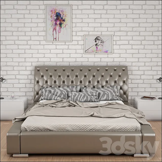 Bed ESF 1397 3DSMax File