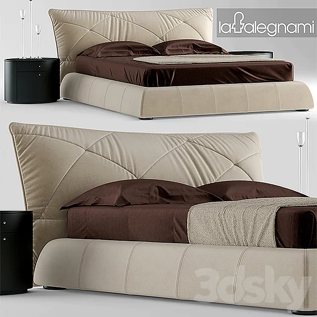 Bed falegnami camere da letto 3DSMax File