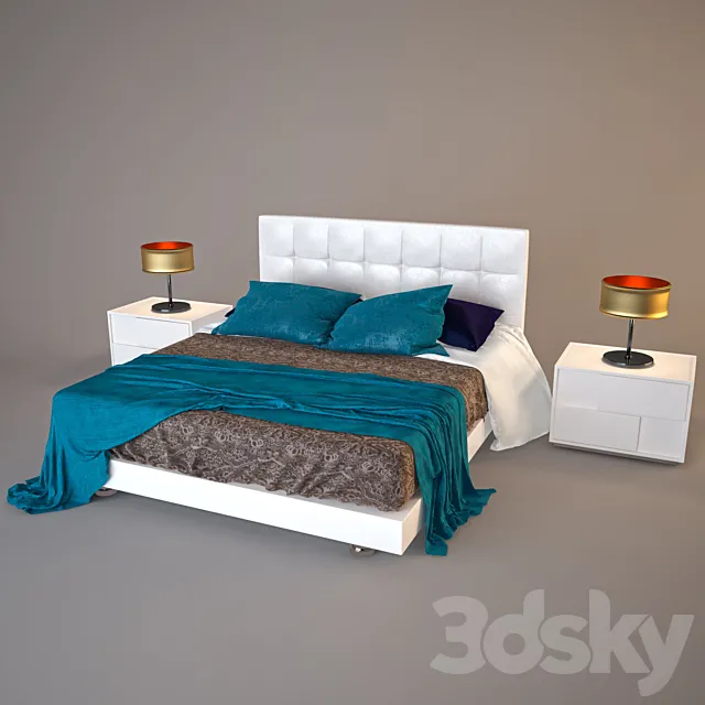 Bed Fimes soft 3DS Max Model