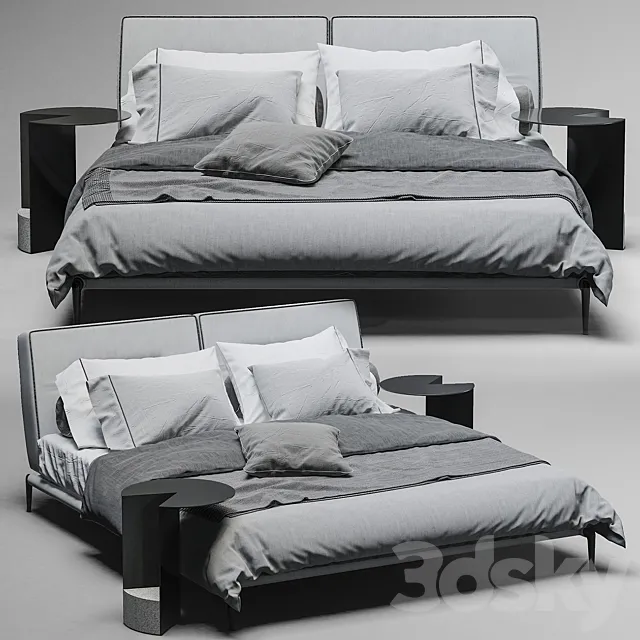bed Flexform Adda bed 2 3ds Max
