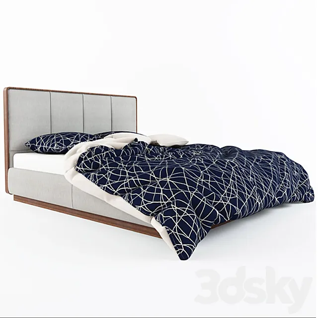 Bed Flou Ermes 3ds Max