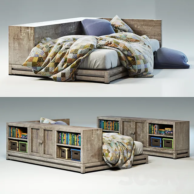 Bed for a teenager 3DSMax File