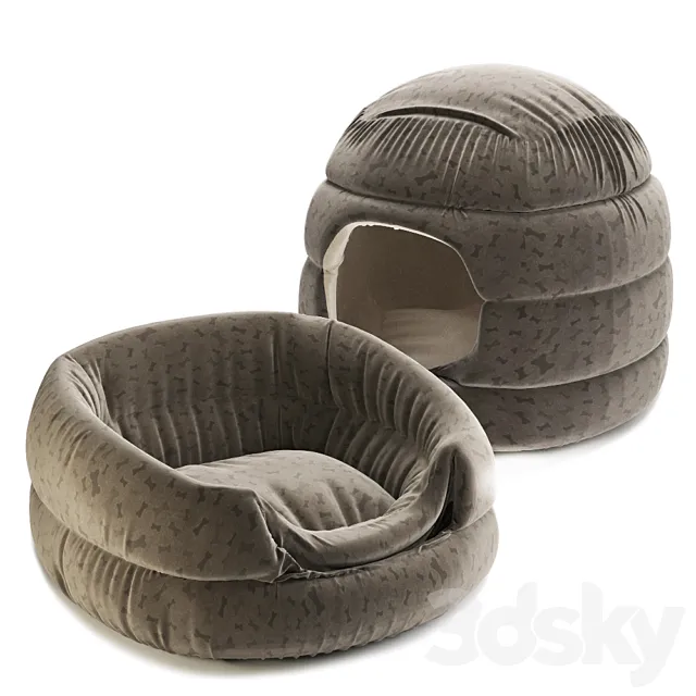 Bed for animals 3ds Max