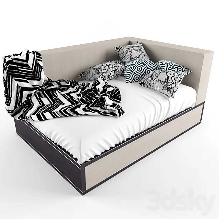bed for girls 3DS Max