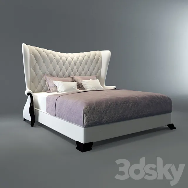 Bed FORTUNY Christopher Guy 3DS Max Model