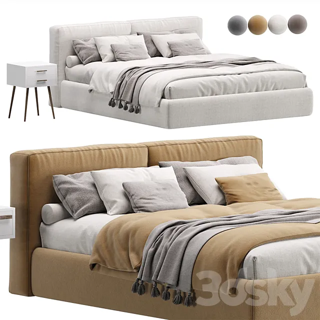 Bed Foster 180 by Divan.ru _ Bed Foster 3ds Max