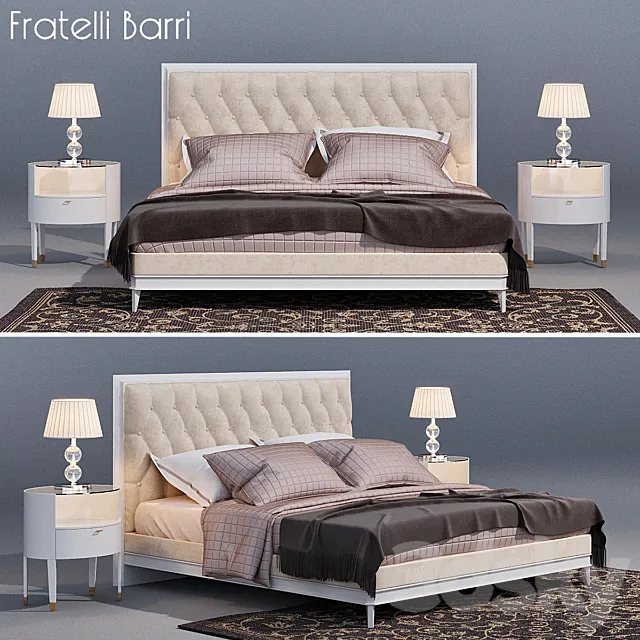 Bed Fratelli Barri Mestre 3DS Max Model