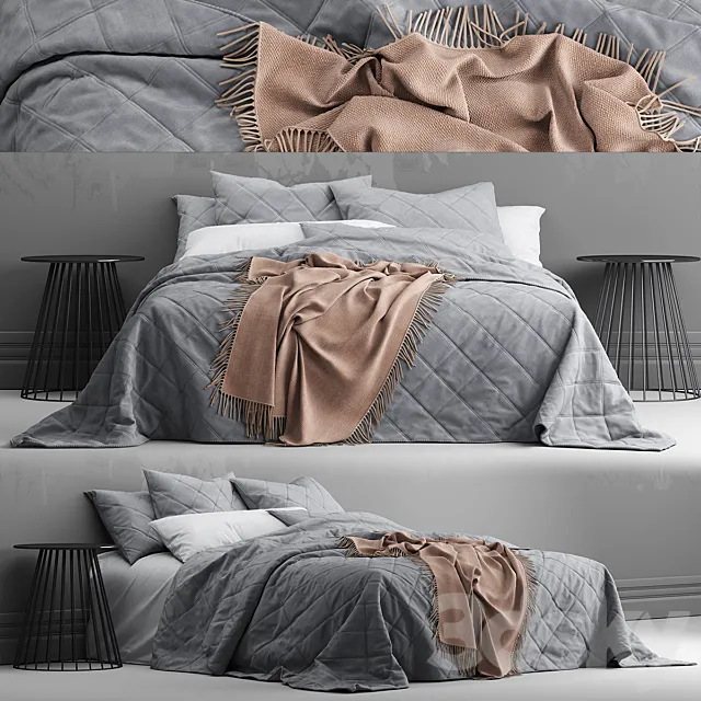 Bed from bedding adairs australia 3DSMax File