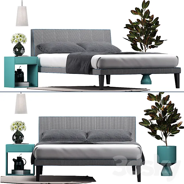 Bed Gervasoni Letti & Co 3ds Max