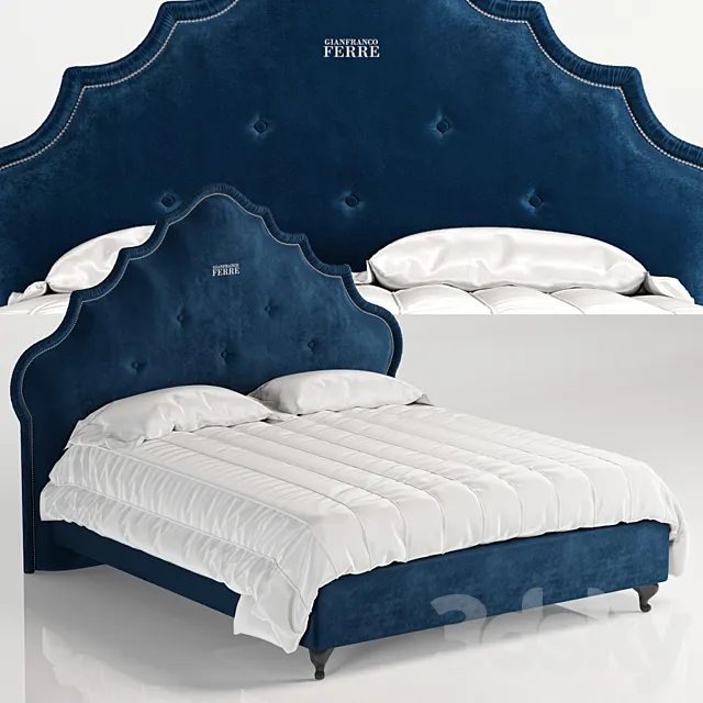 Bed Gianfranco Ferre Marriott 3DSMax File