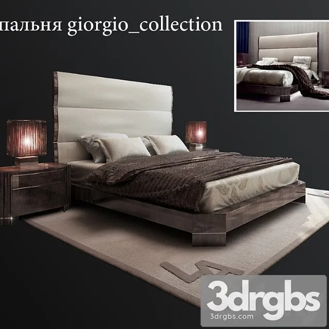 Bed Giorgio Collection 3dsmax Download