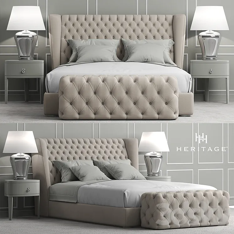 Bed Heritage Collection Four Seasons Bed 3DS Max