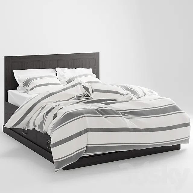 Bed IKEA FJELL 3DSMax File