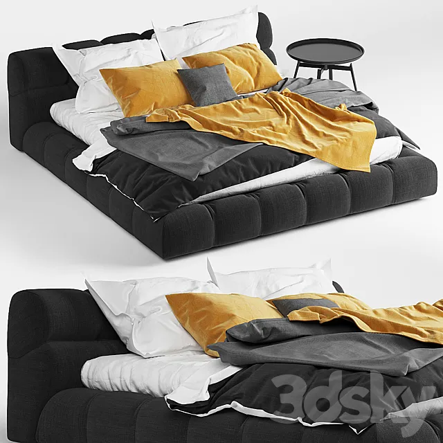 Bed Italia Tufty Bed 3DS Max Model