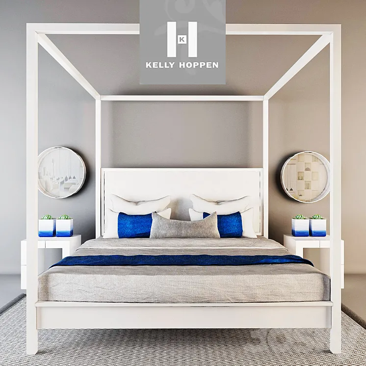 Bed Kelly hoppen 3DS Max
