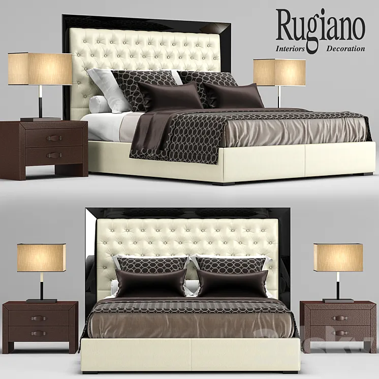 Bed Kenya Rugiano 3DS Max