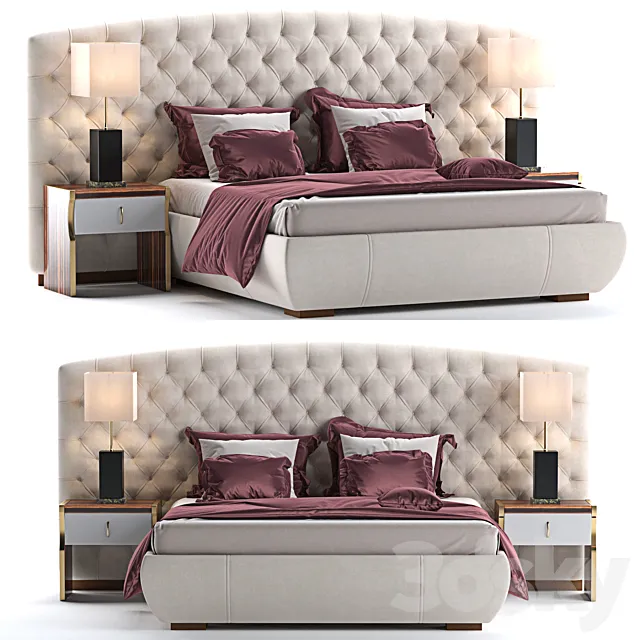Bed KESY XL Capital Collection 3ds Max