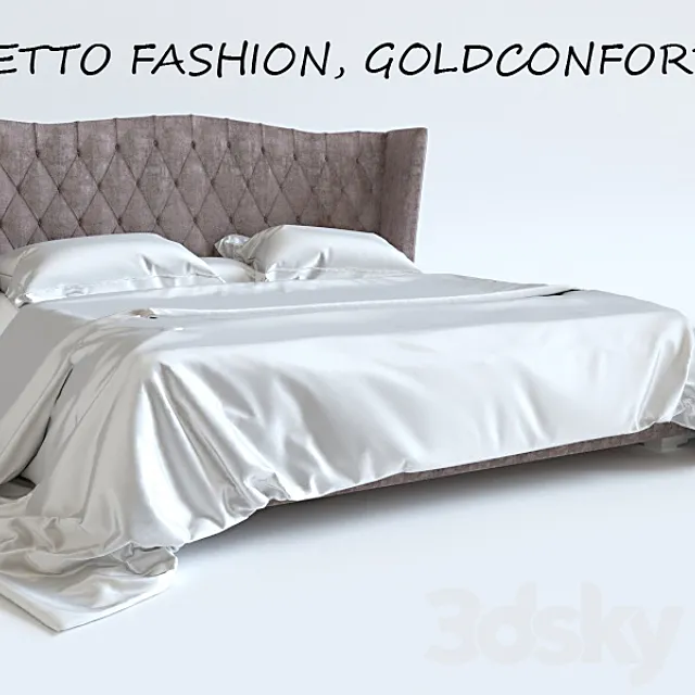 BED LETTO FASHION GOLDCONFORT 3ds Max