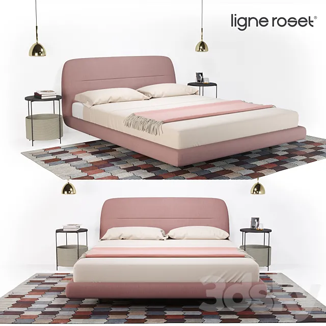 Bed Ligne Roset Ultime 3DS Max Model