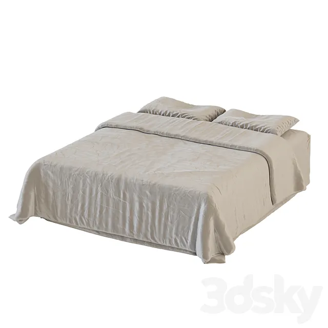 Bed linen 01 3ds Max