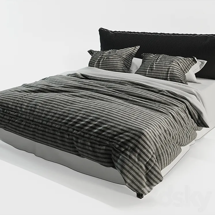 bed linen 01 3DS Max