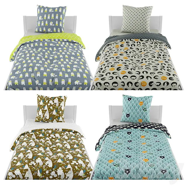 Bed linen 05 3DS Max Model