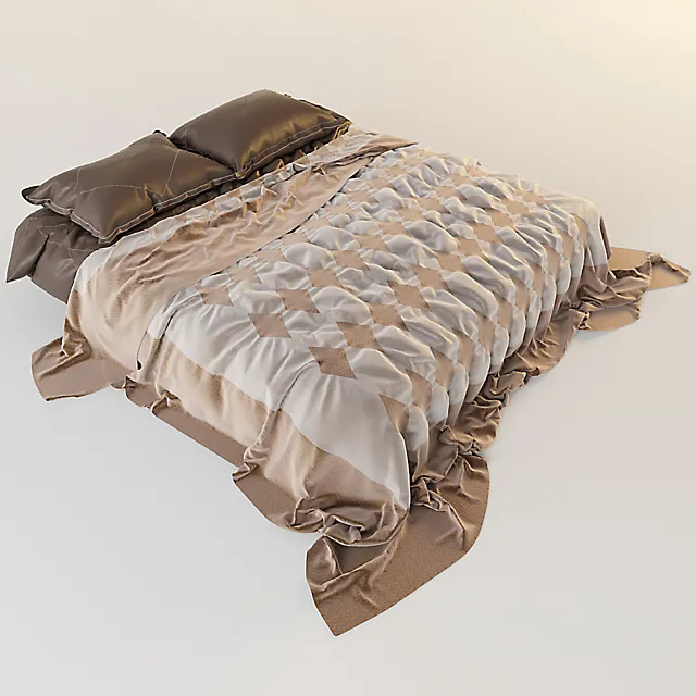 Bed linen 3ds Max