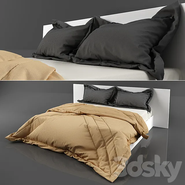 Bed linen 3DSMax File