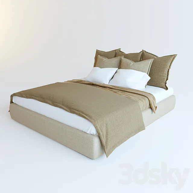 Bed linen 3DSMax File