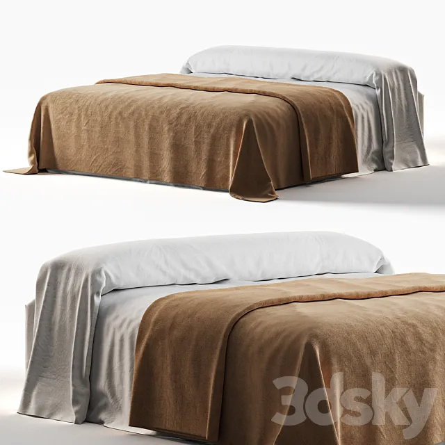 Bed linen zara home 12 3ds Max